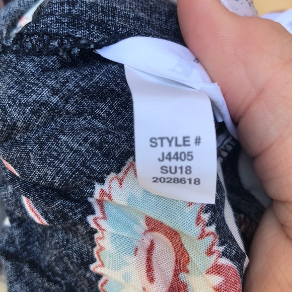 J. CREW FACTORY | Floral Faux Wrap Mini Dress size 2 - Picture 7 of 8